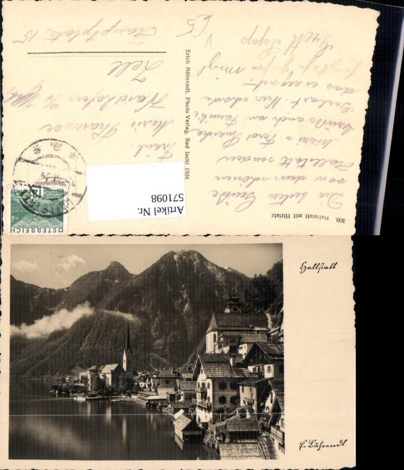 571098,Hallstatt mit Hirlatz pub Erich Bährendt