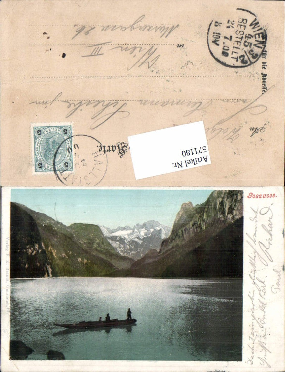 571180,Gosau Gosausee pub F. E. Brandt 111