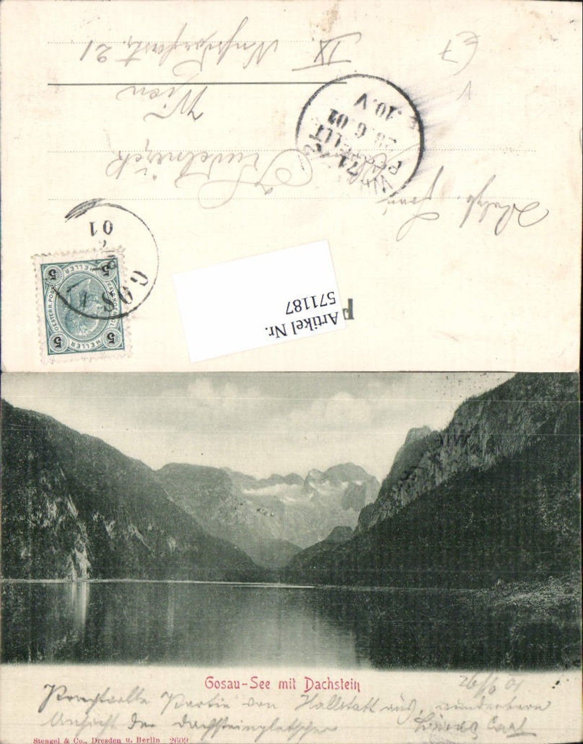 571187,Gosau Gosausee m. Dachstein pub Stengel & Co. 2609