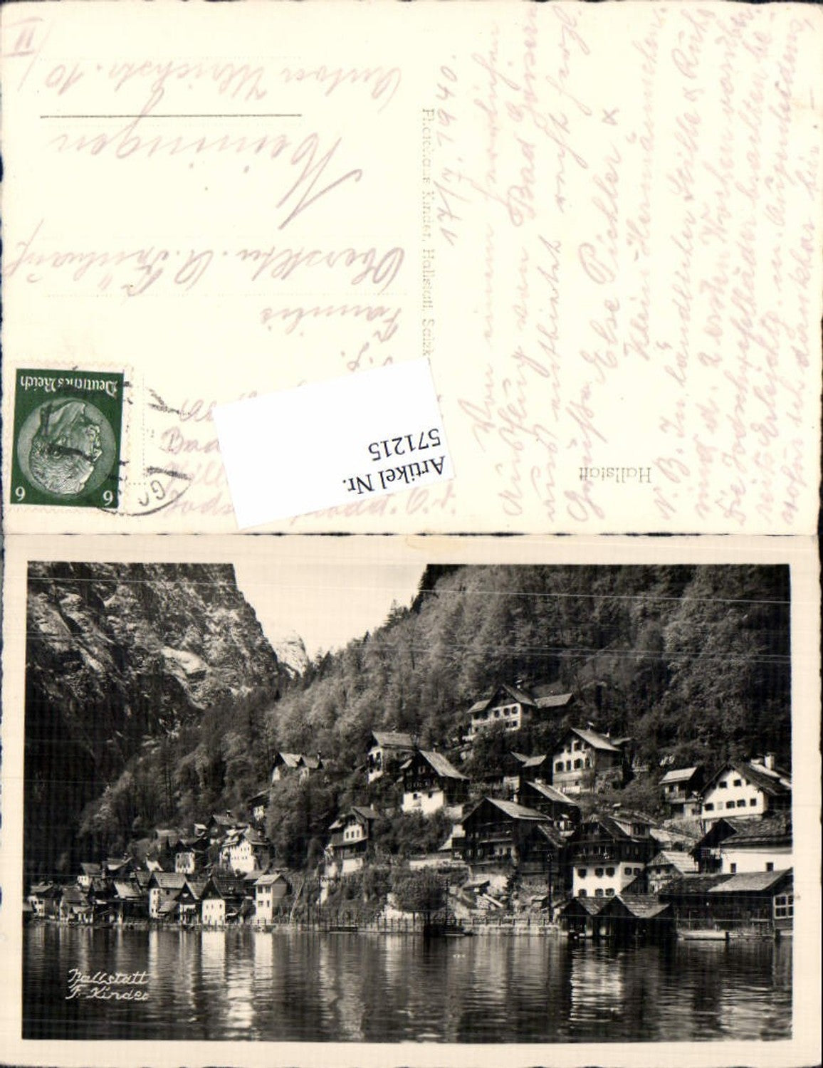 571215,Hallstatt Partie zum Ort pub Foto Kindler