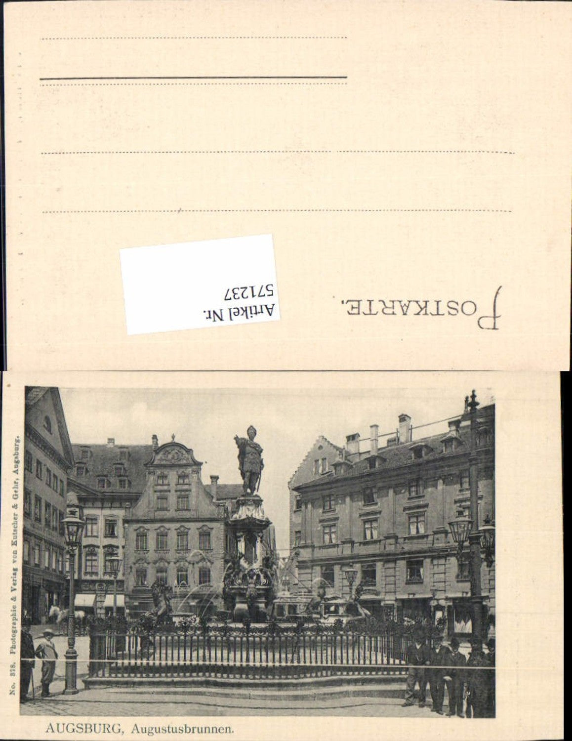 571237,Augsburg Augustbrunnen Brunnen Leute