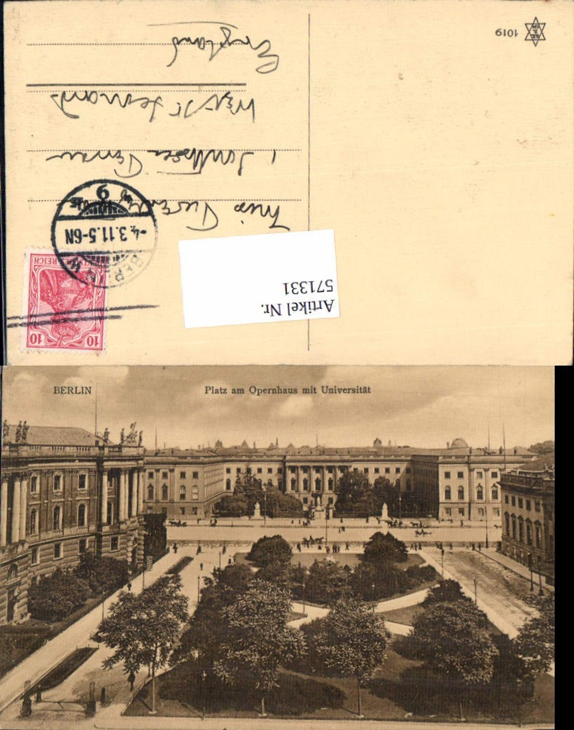 571331,Berlin Platz am Opernhaus Oper Universität