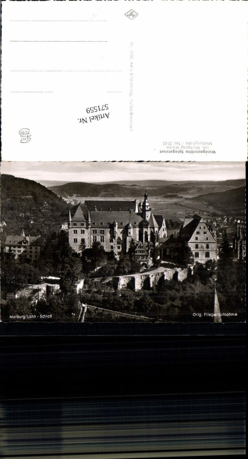 571559,Foto Ak Marburg Lahn Schloß