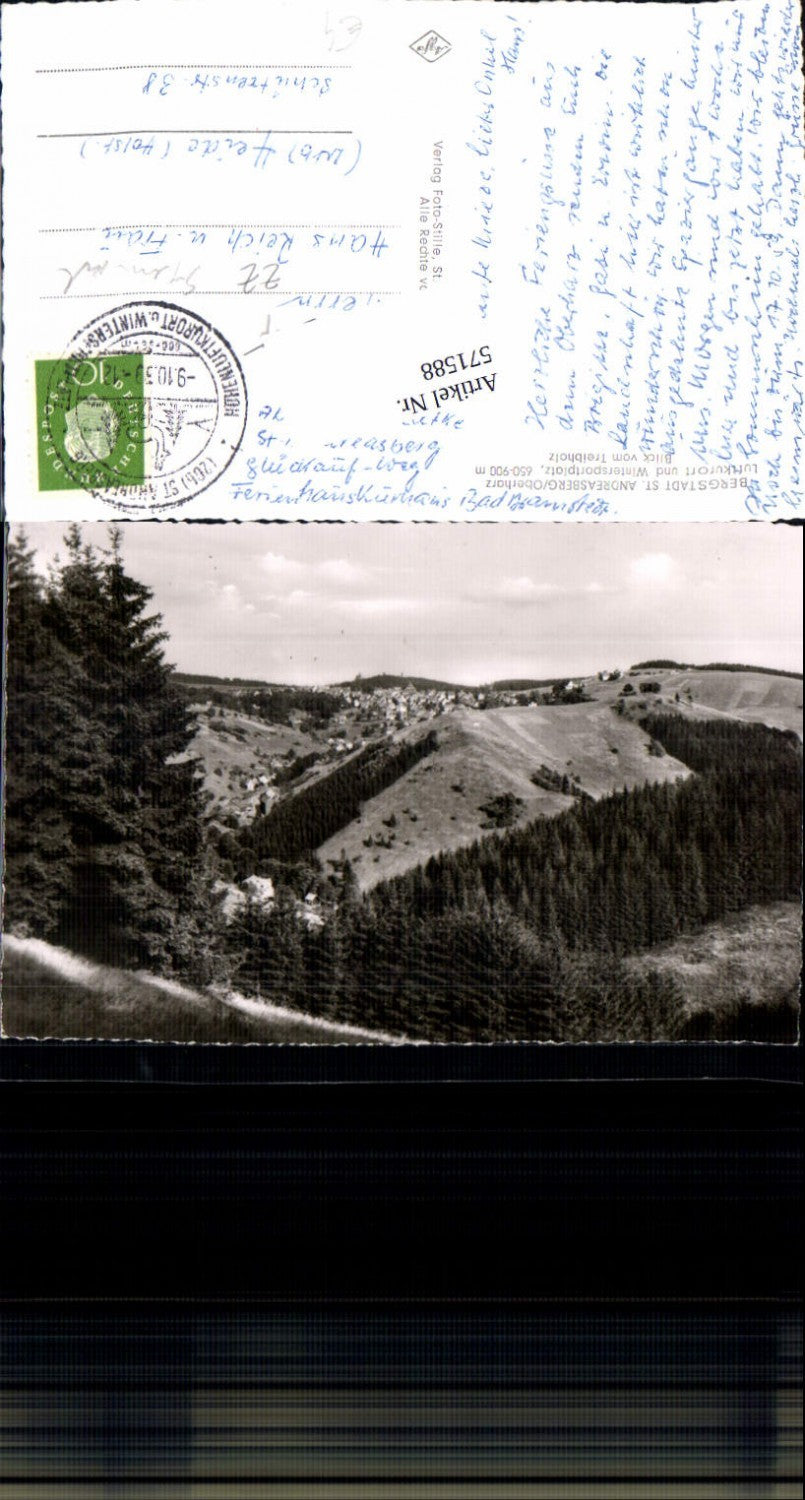 571588,St Andreasberg Oberharz Braunlage Blick v. Treibholz