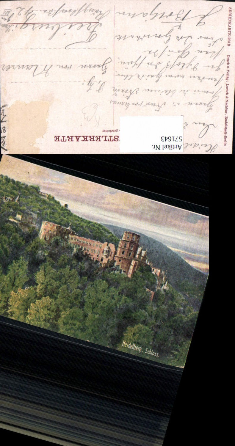 571643,Künstler Ak Wiro Heidelberg Schloss