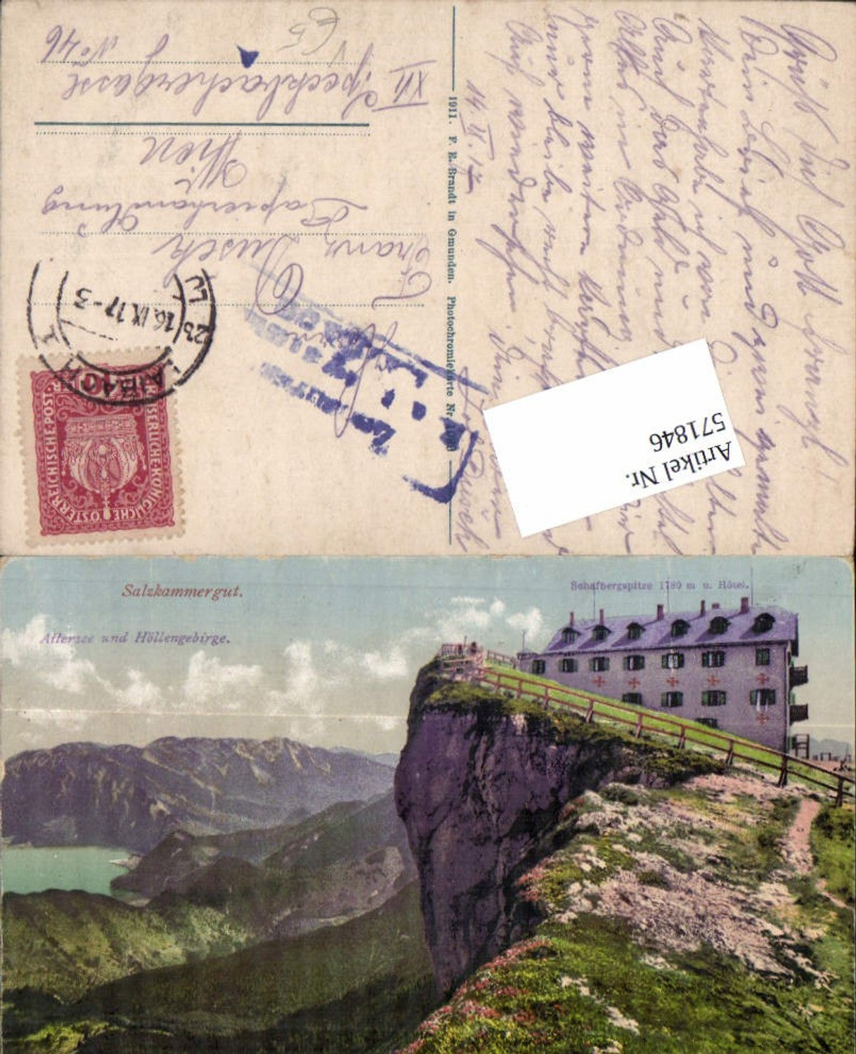 571846,St Wolfgang am Wolfgangsee Schafberg Hotel pub Brandt 1029