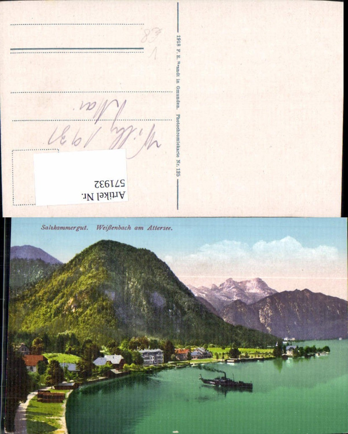 571932,Weissenbach am Attersee Steinbach pub Brandt 125