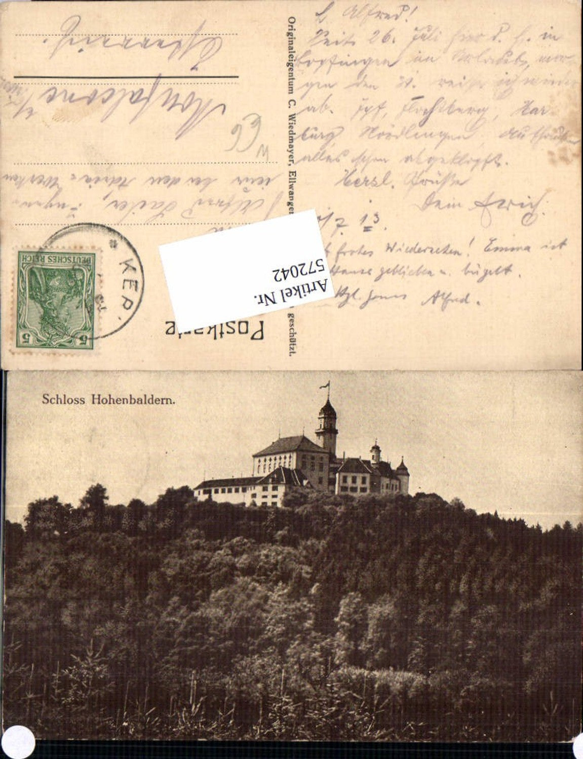572042,Schloss Hohenbaldern b. Baldern Bopfingen