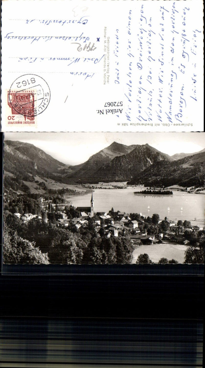 572067,Schliersee m. Brecherspitze