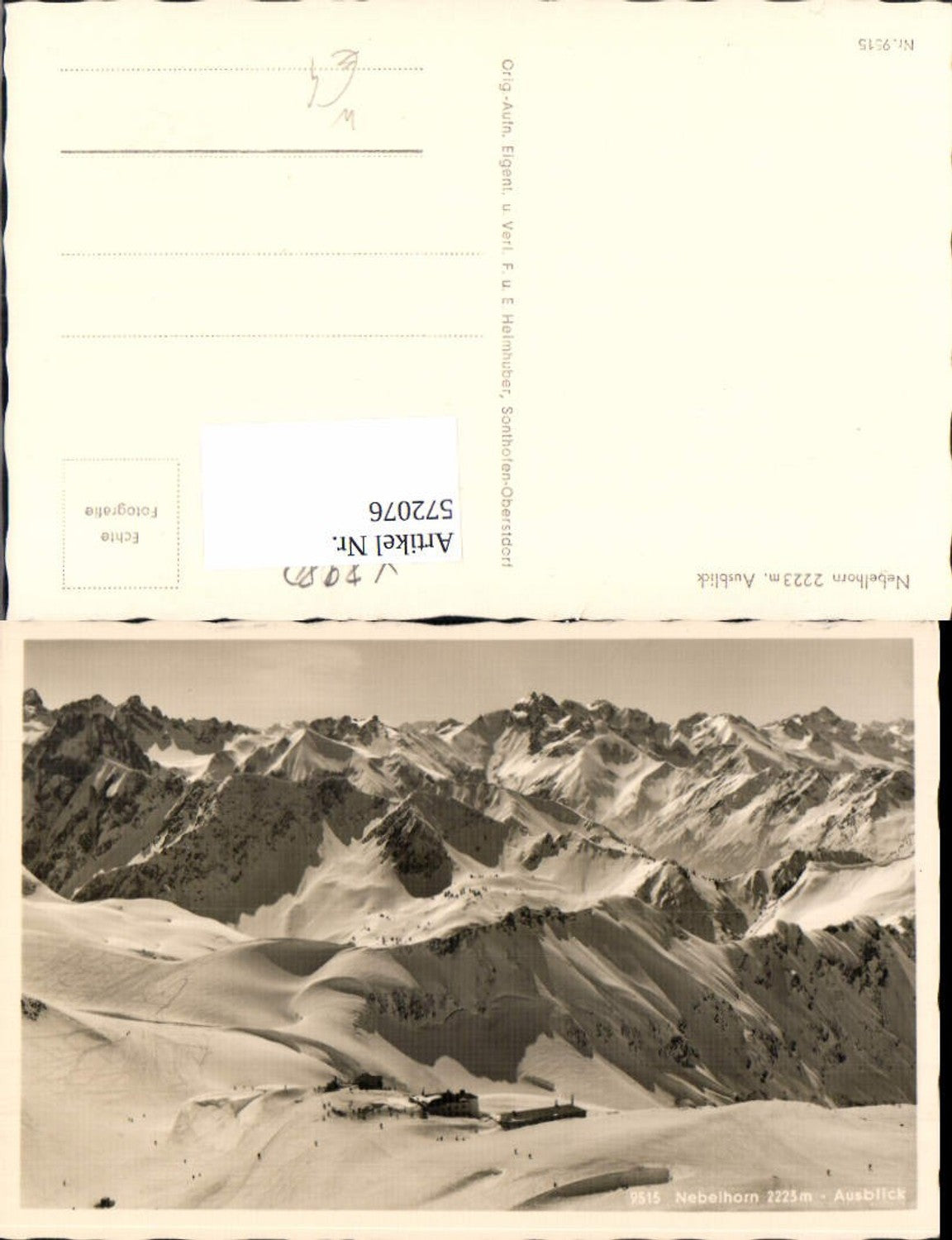 572076,Nebelhorn b. Oberstdorf Ausblick im Winter