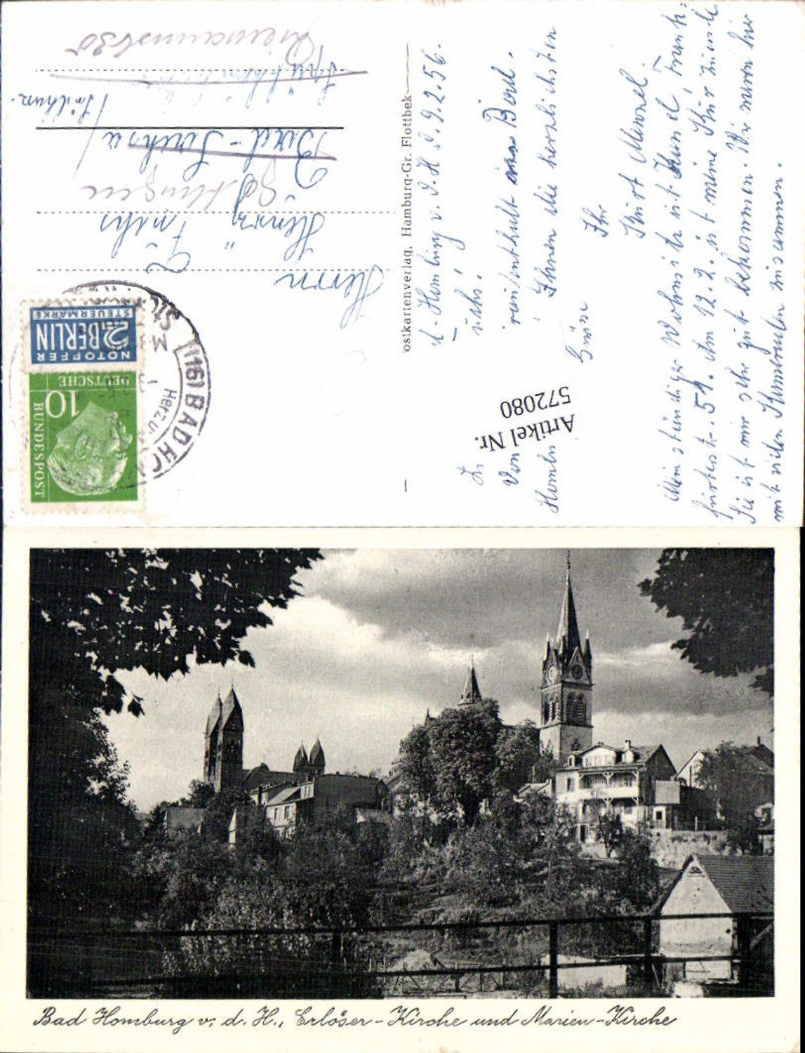 572080,Bad Homburg vor der Höhe Erlöser-Kirche u. Marien-Kirche