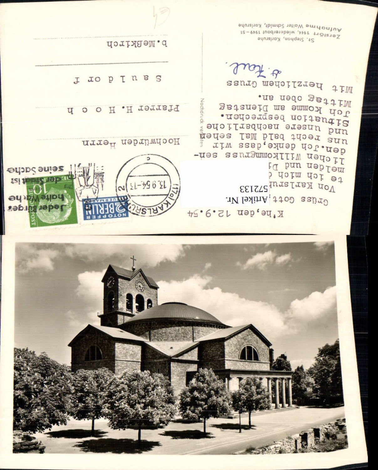 572133,Karlsruhe St Stephan Kirche