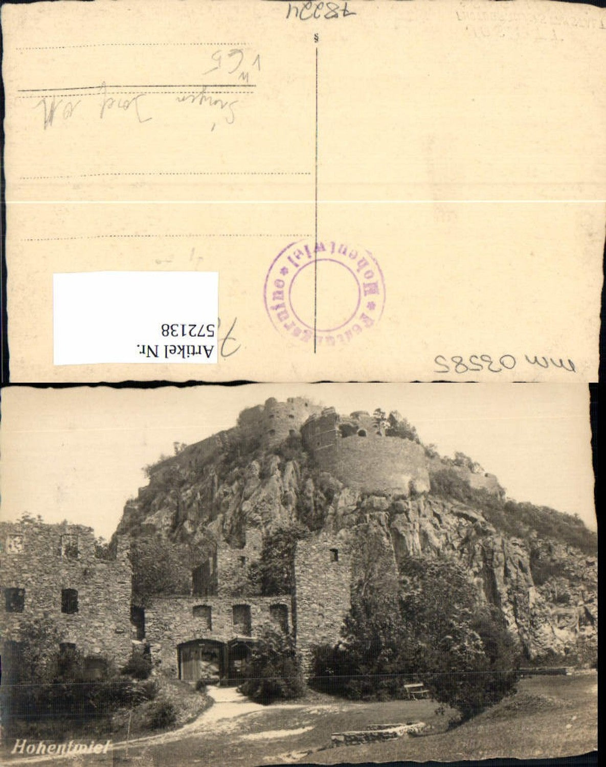 572138,Festung Hohentwiel Hohentwiel im Hegau pub Jos. Ott Singen