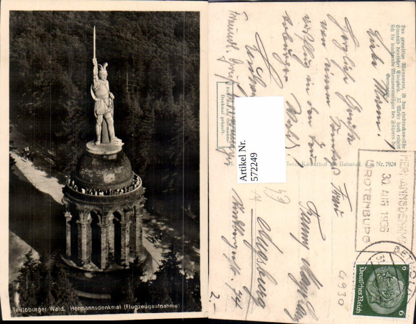572249,Teutoburger Wald Hermannsdenkmal Detmold
