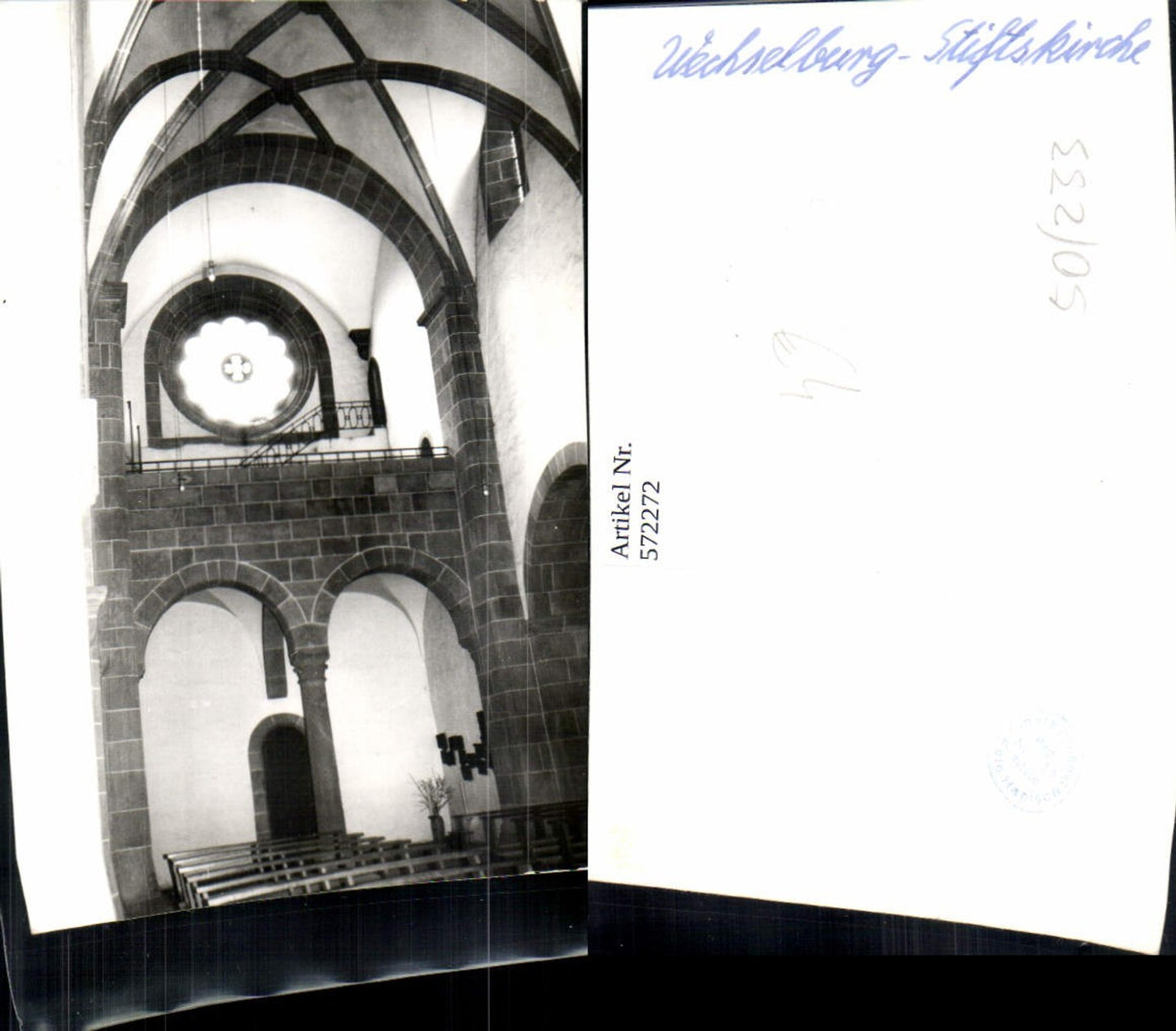 572272,Foto Wechselburg Stiftskirche Kirche Innen
