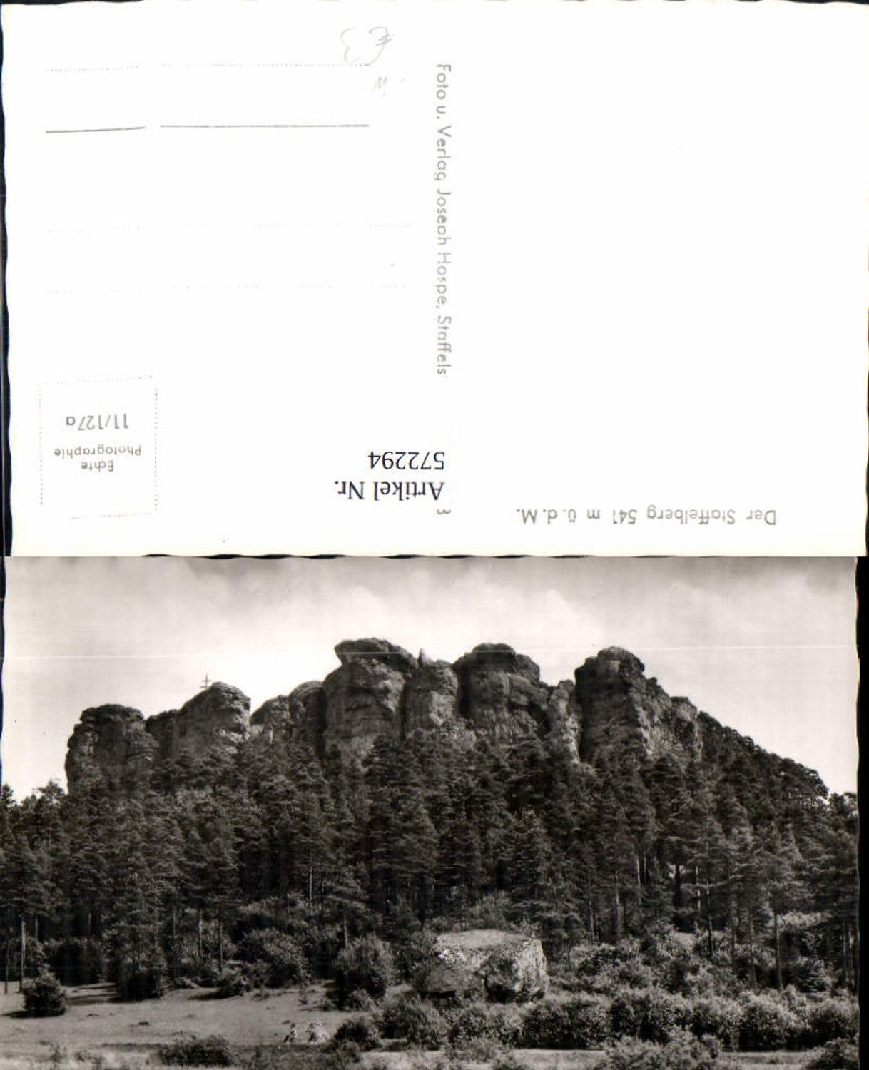 572294,Foto Ak Staffelberg b. Bad Staffelstein