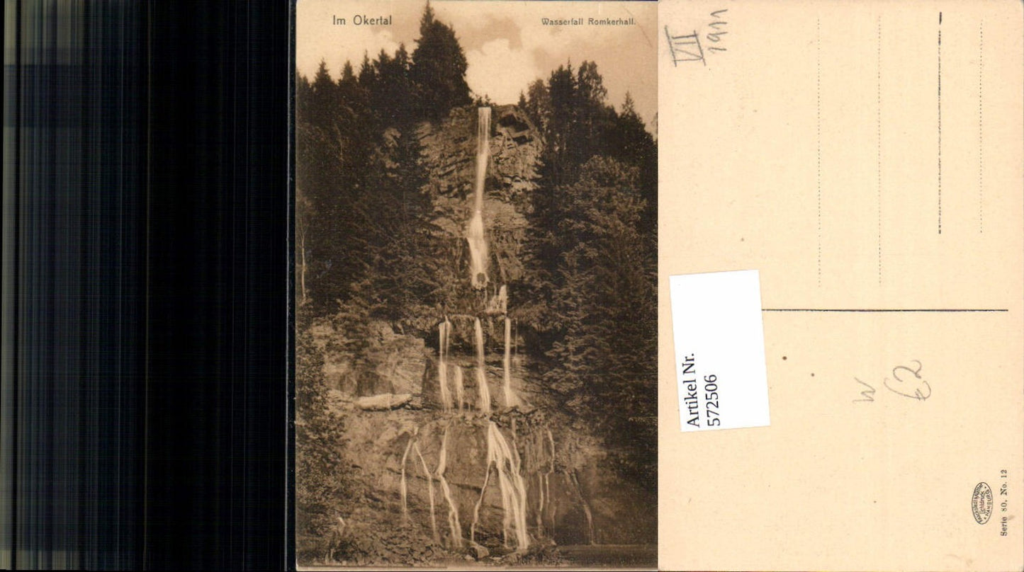 572506,Im Okertal Wasserfall Romkerhall bei Goslar