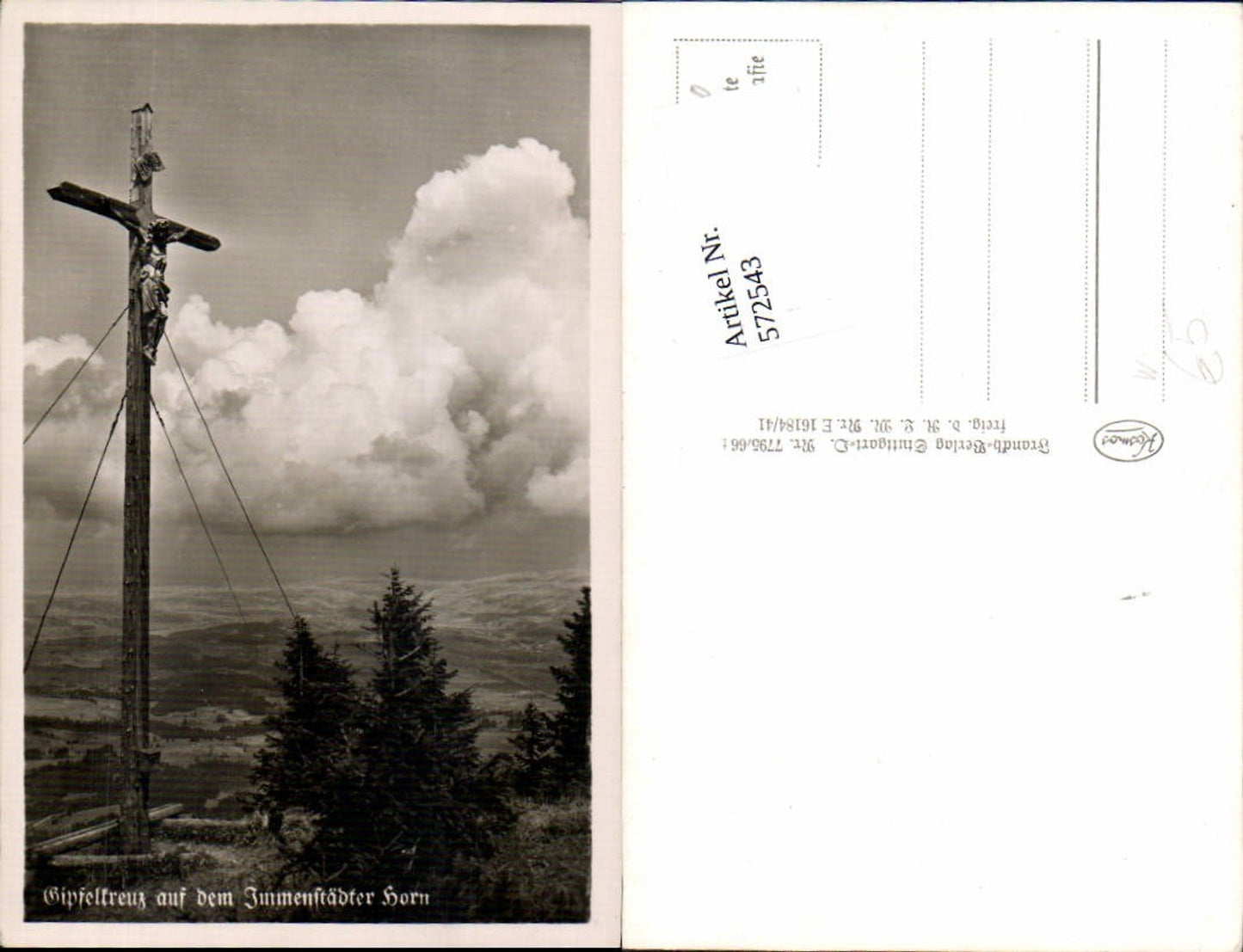 572543,Gipfelkreuz auf dem Immenstädter Horn Gerenstein bei Immenstadt im Allgäu
