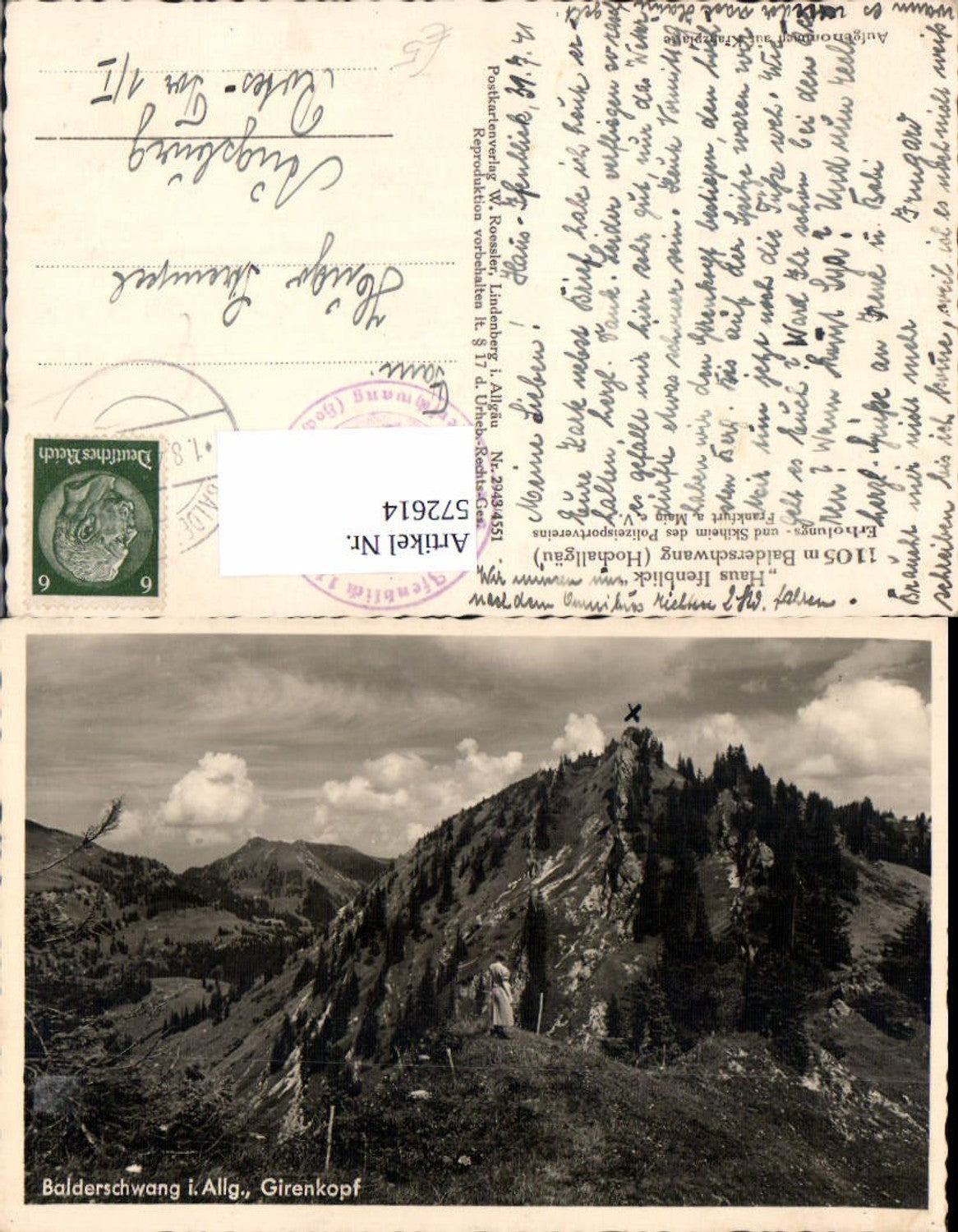 572614,Balderschwang Hochallgäu Haus Ifenblick