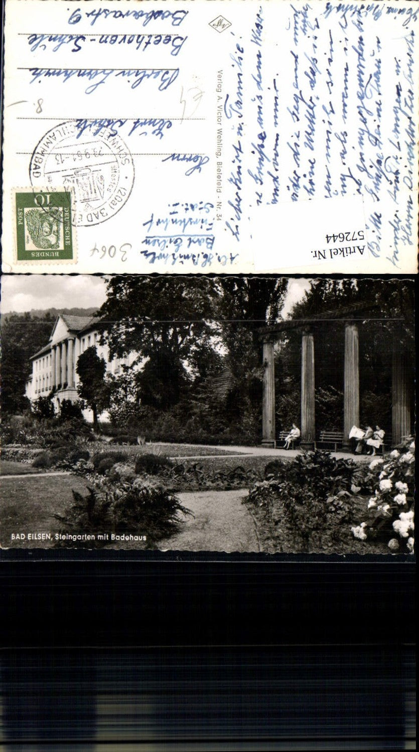 572644,Bad Eilsen Steingarten m. Badehaus