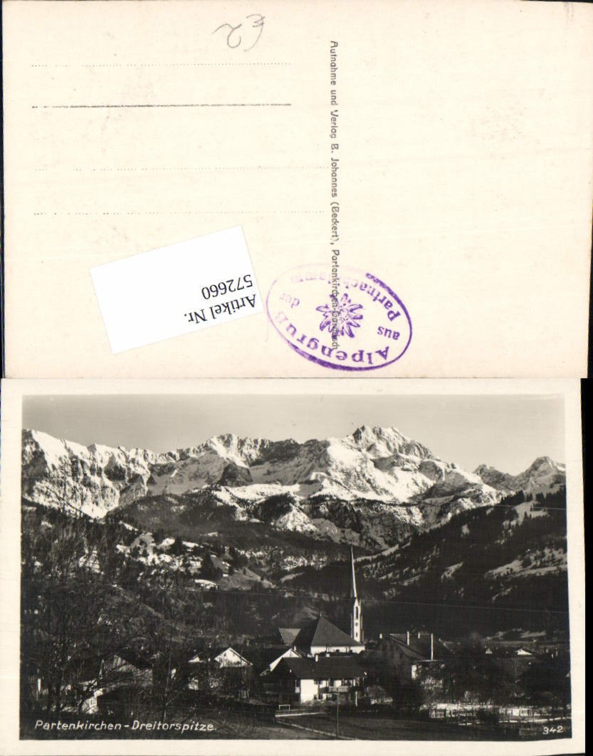 572660,Partenkirchen Garmisch-Partenkirchen Dreitorspitze
