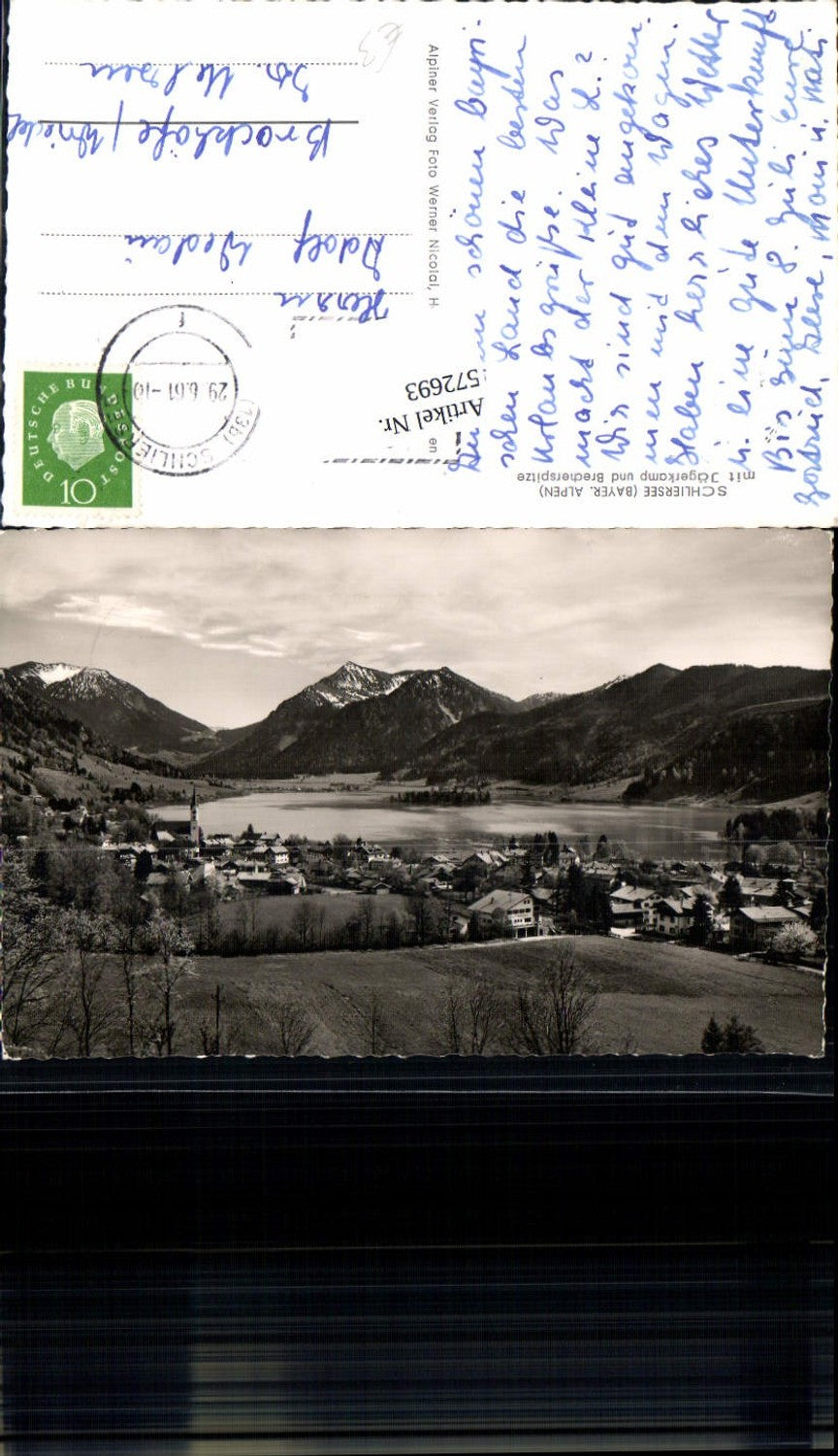 572693,Schliersee m. Jägerkamp u. Brecherspitze