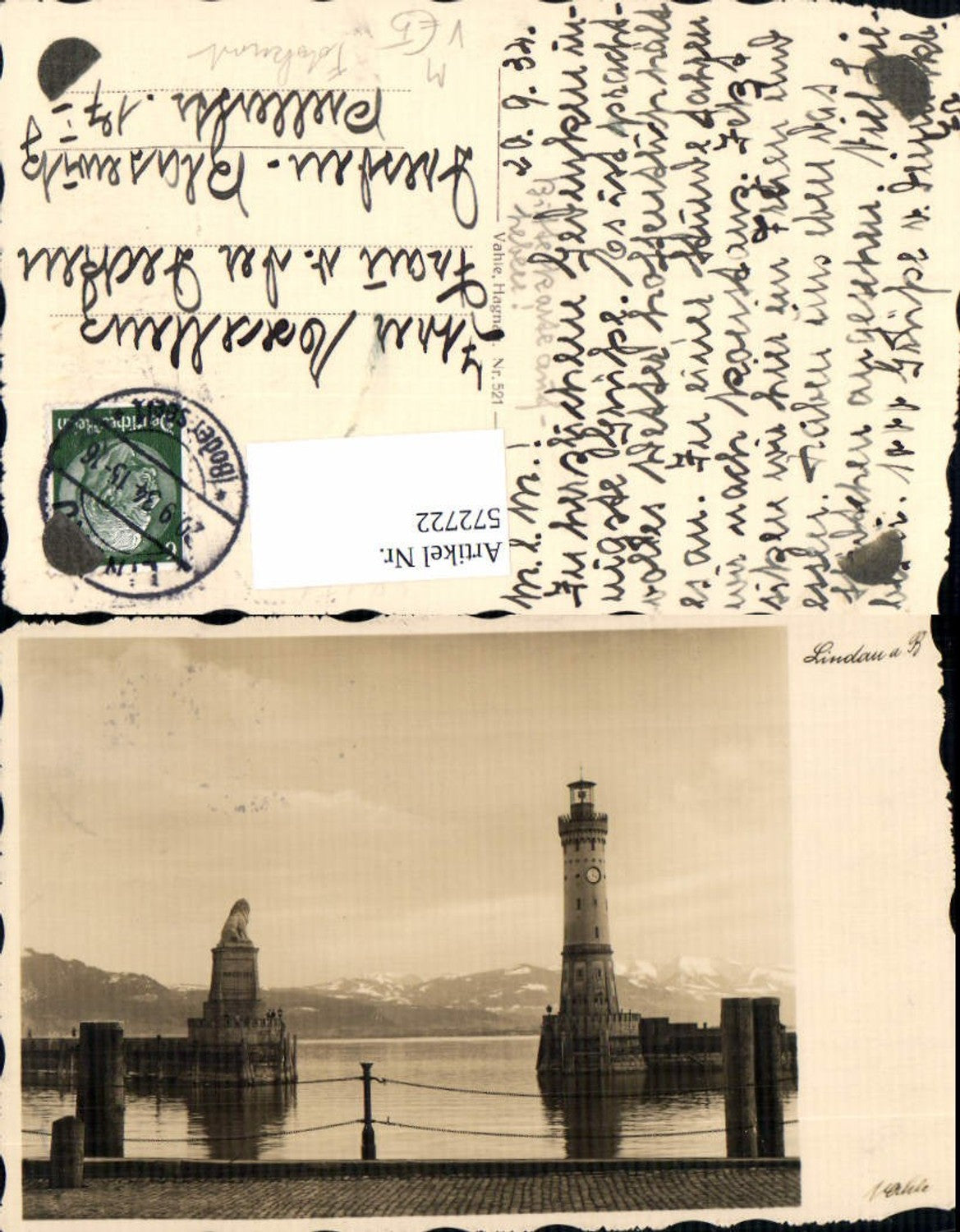 572722,Photo art Vahle Lindau i. Bodensee Lion Monument Lighthouse pub Vahle Hagenau 521