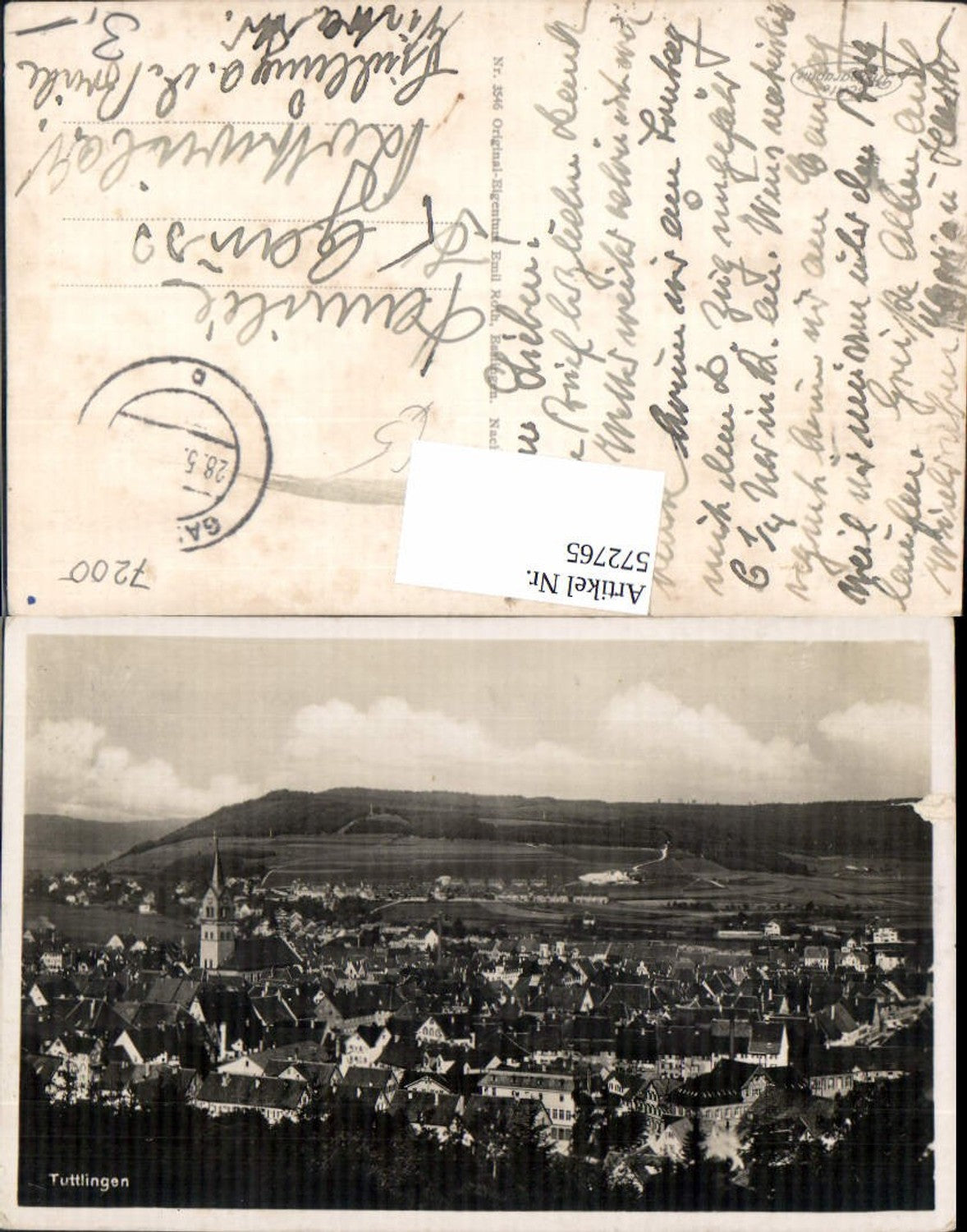 572765,Foto Ak Tuttlingen Totale
