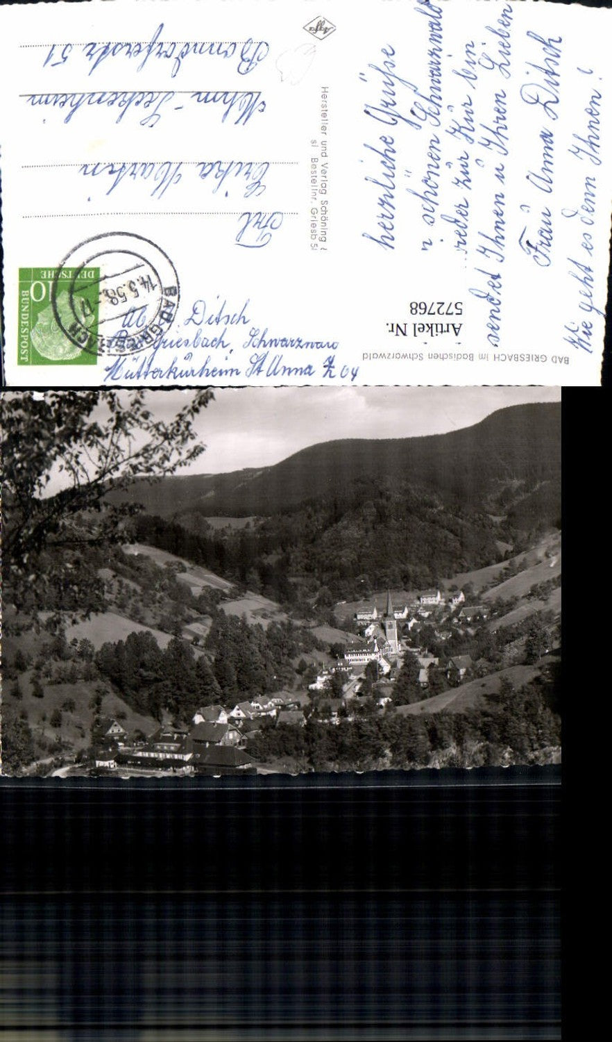 572768,Foto Ak Bad Griesbach i. Badischen Schwarzwald Bad Peterstal-Griesbach