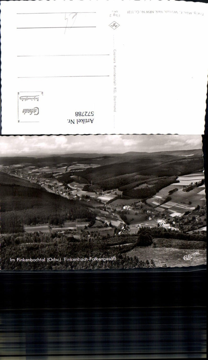 572788,Foto Ak Oberzent Finkenbachtal Odenwald Finkenbach Falkengesäß