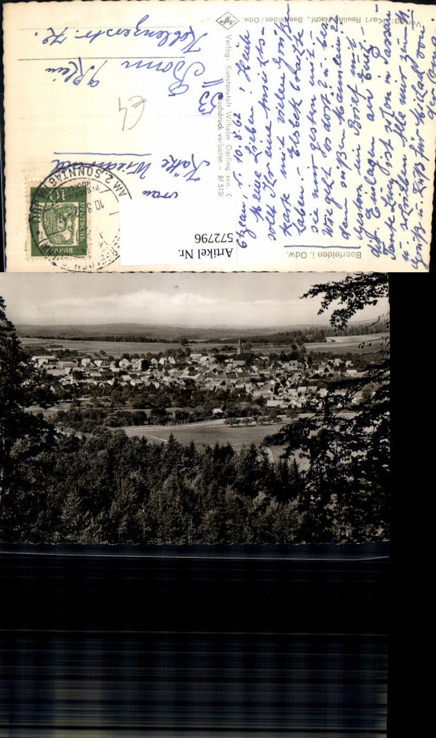 572796,Foto Ak Beerfelden Odenwald Oberzent