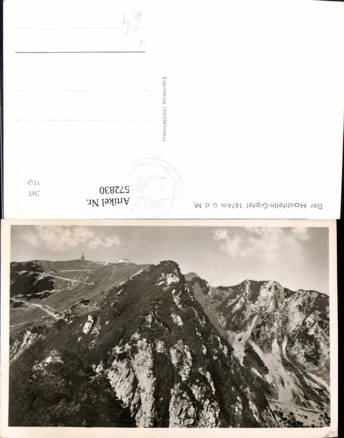 572830,Foto Ak Hochfelln Gipfel b. Ruhpolding