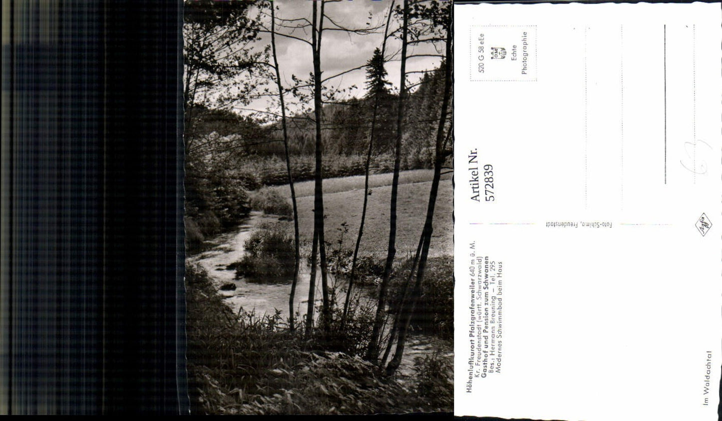 572839,Foto Ak Pfalzgrafenweiler Landschaft