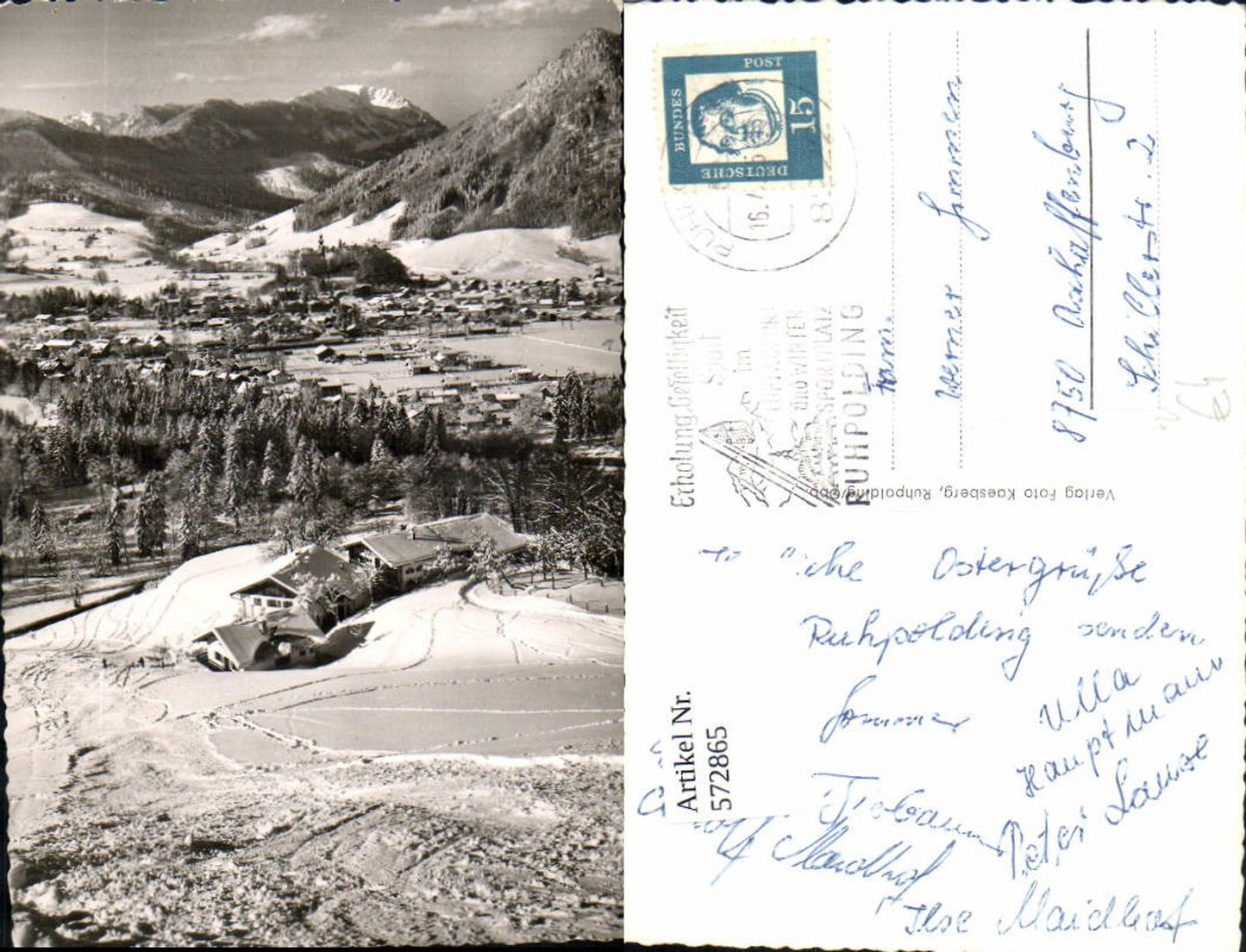572865, Ruhpolding Winter view Winter sports