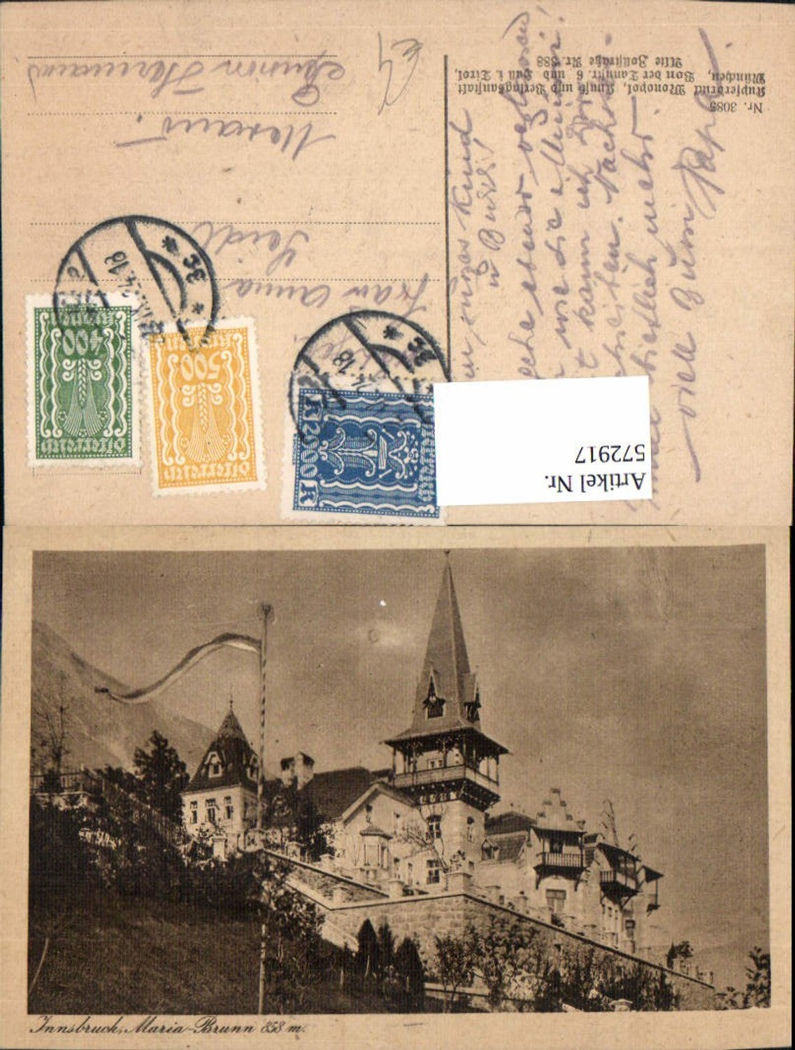 Alte Ansichtskarte – Old Postcard