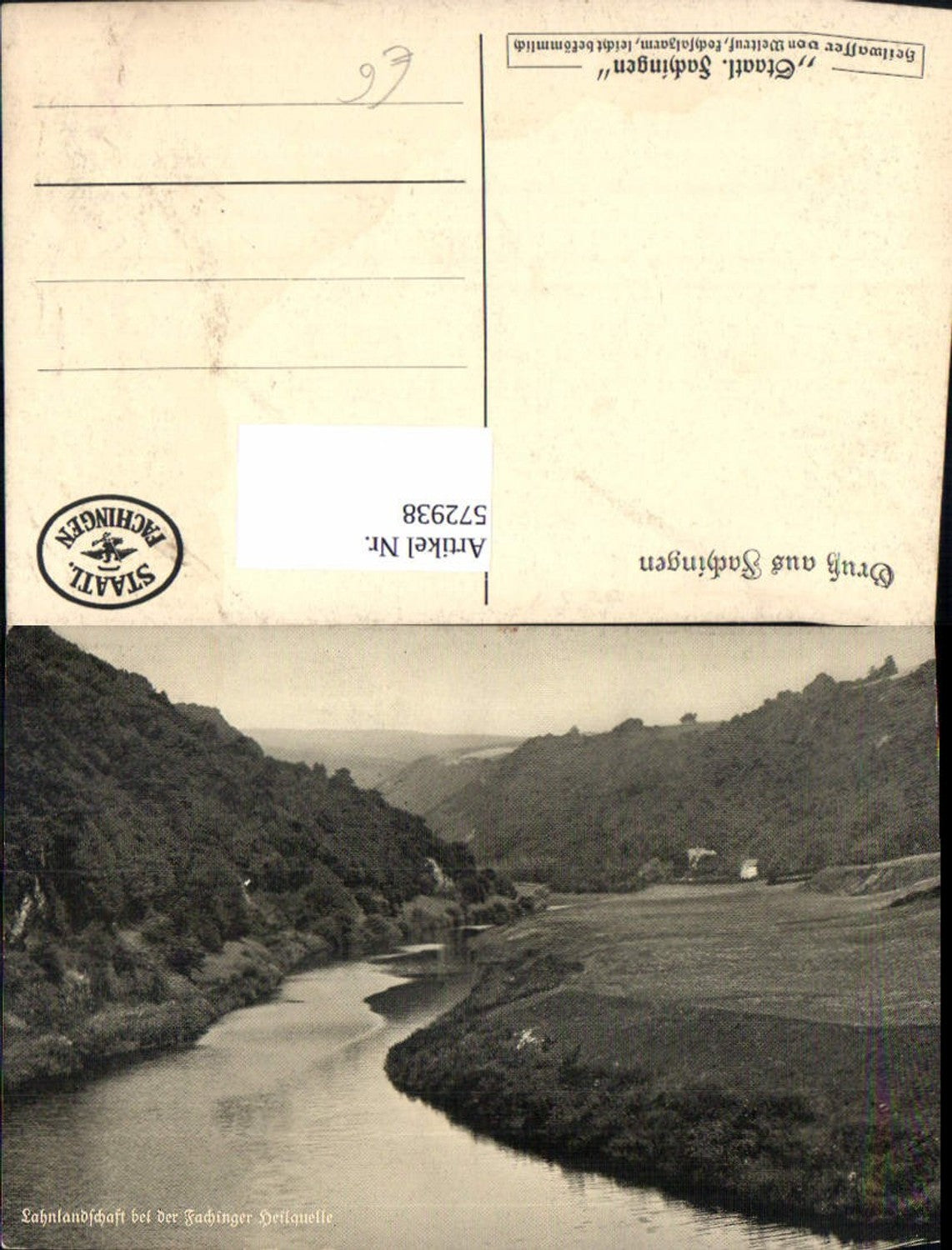 572938,Lahnlandschaft b. d. Heilquelle Fachingen Birlenbach