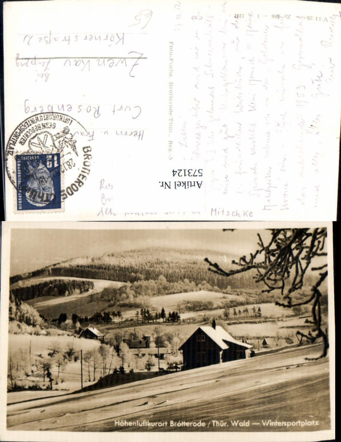 573124, Brotterode Brotterode-Trusetal winter sports