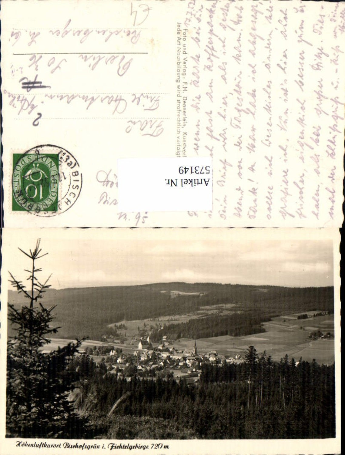 573149, Bischofsgrün Fichtelgebirge