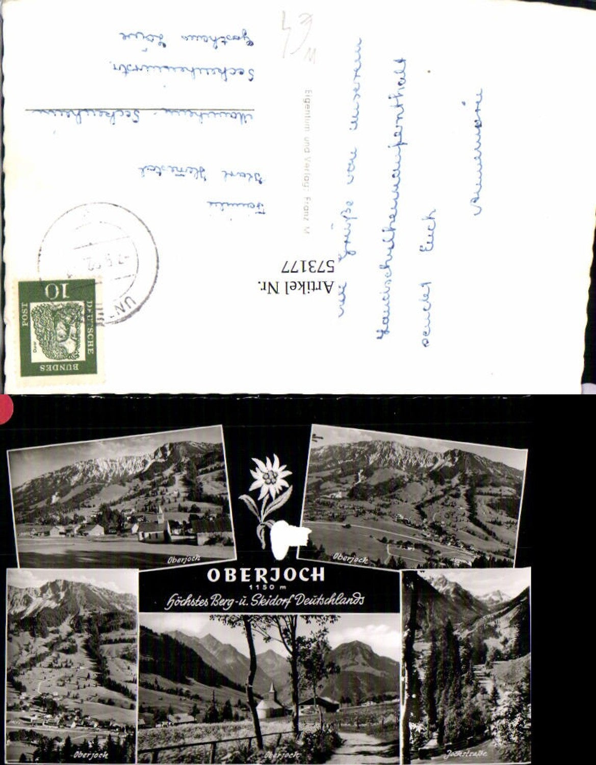 573177, Multi-image Ak Oberjoch Bad Hindelang
