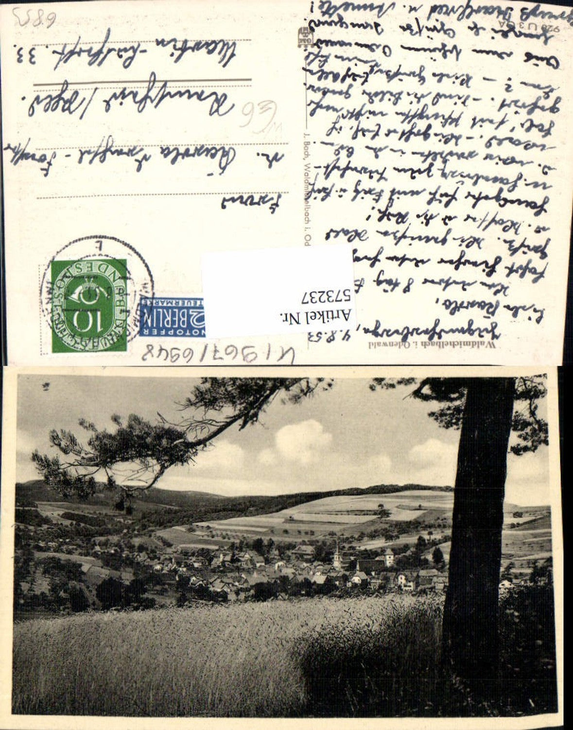 573237,Waldmichelbach i. Odenwald Ansicht Wald-Michelbach