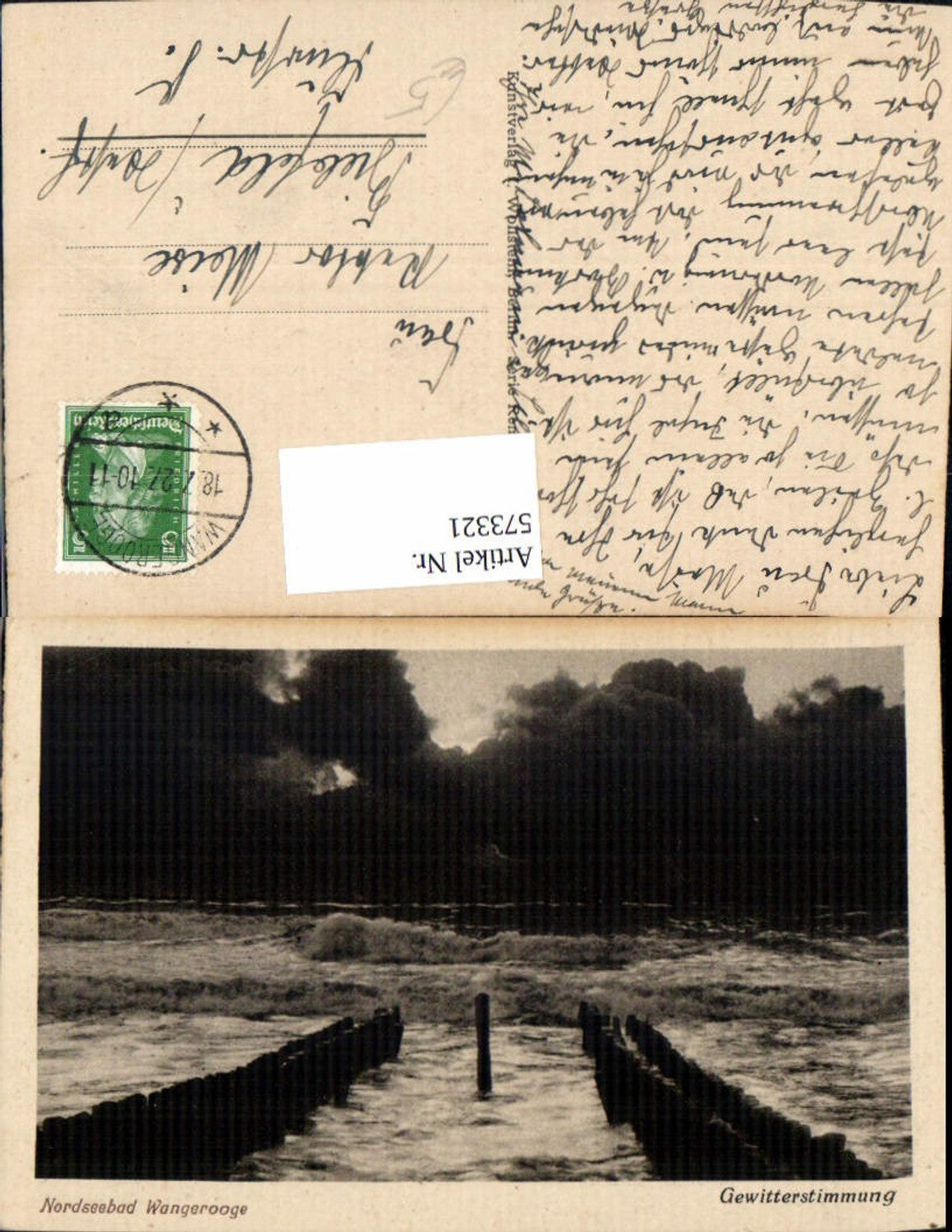 573321,Wangerooge Insel Gewitterstimmung