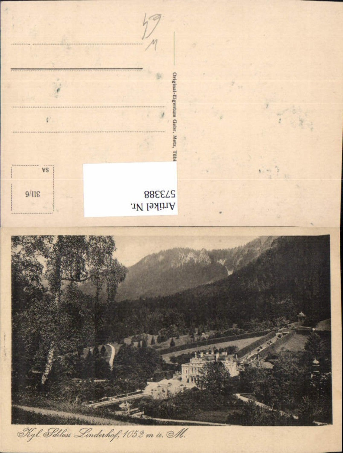 573388, Ettal Linderhof Castle