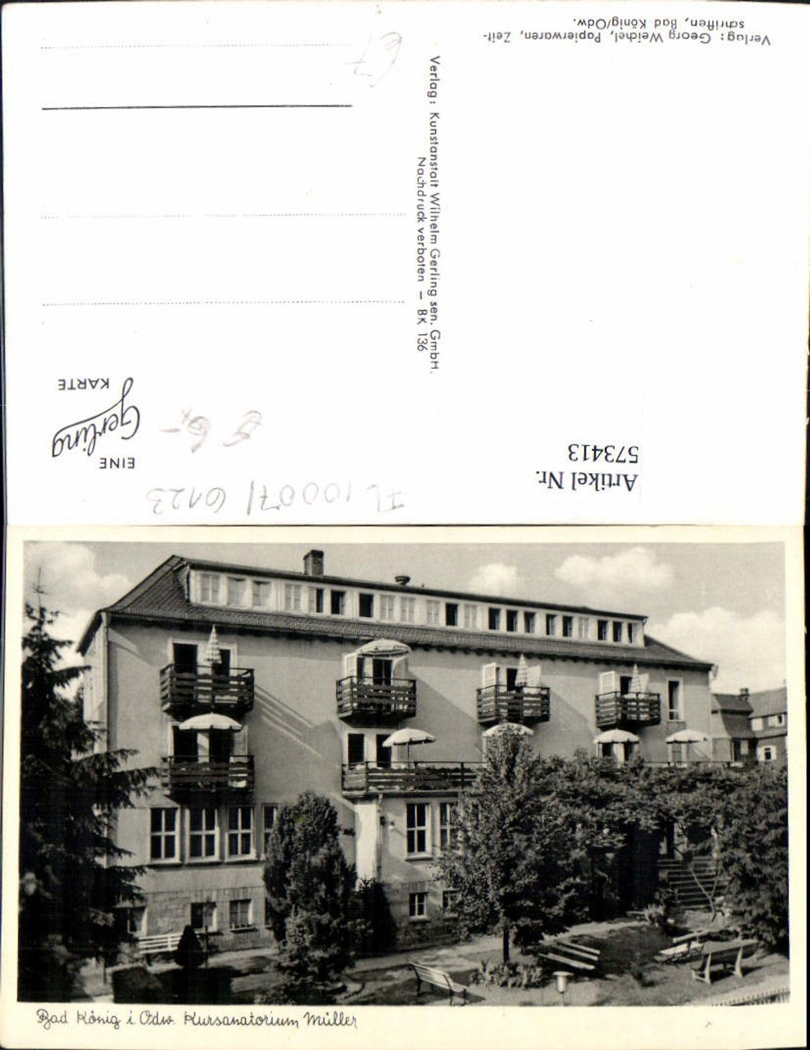 573413,Bad König Odenwald Kursanatorium Müller