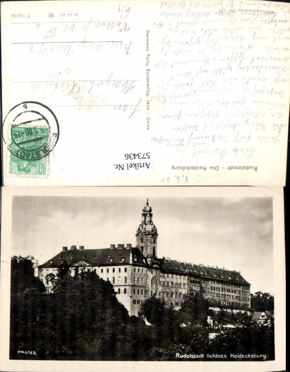 573436,Rudolstadt Schloss Heidecksburg