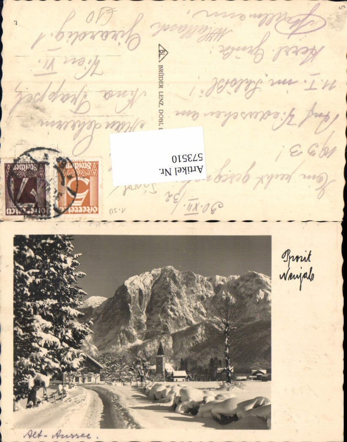 Alte Ansichtskarte – Old Postcard