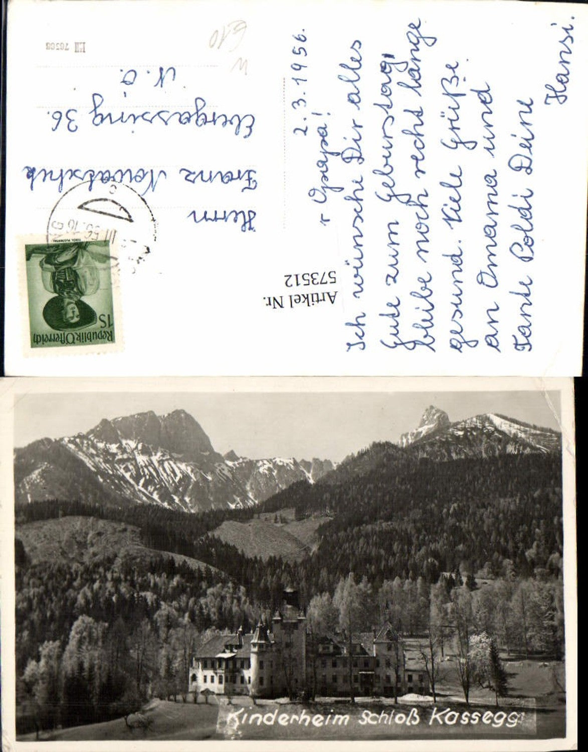 Alte Ansichtskarte – Old Postcard