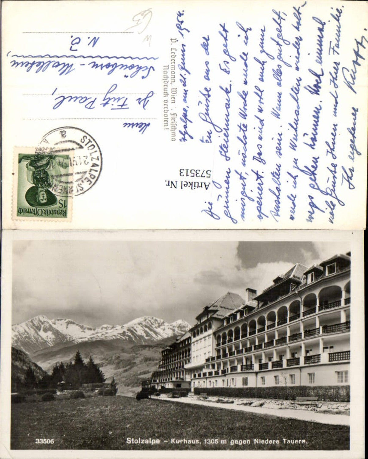 Alte Ansichtskarte – Old Postcard