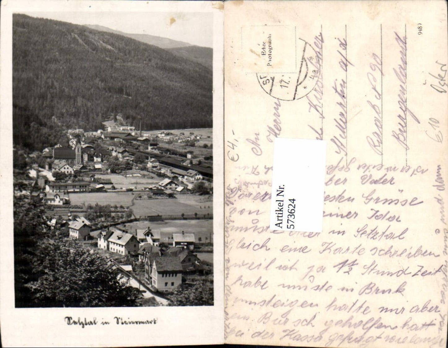 Alte Ansichtskarte – Old Postcard
