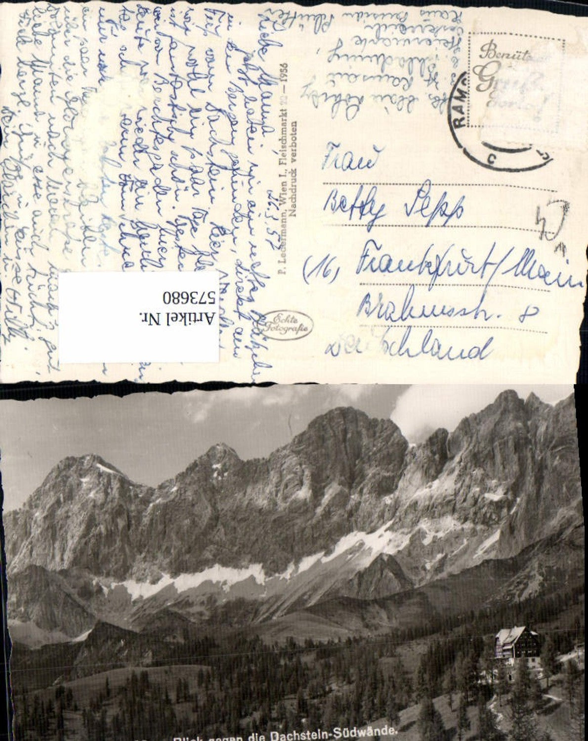 Alte Ansichtskarte – Old Postcard