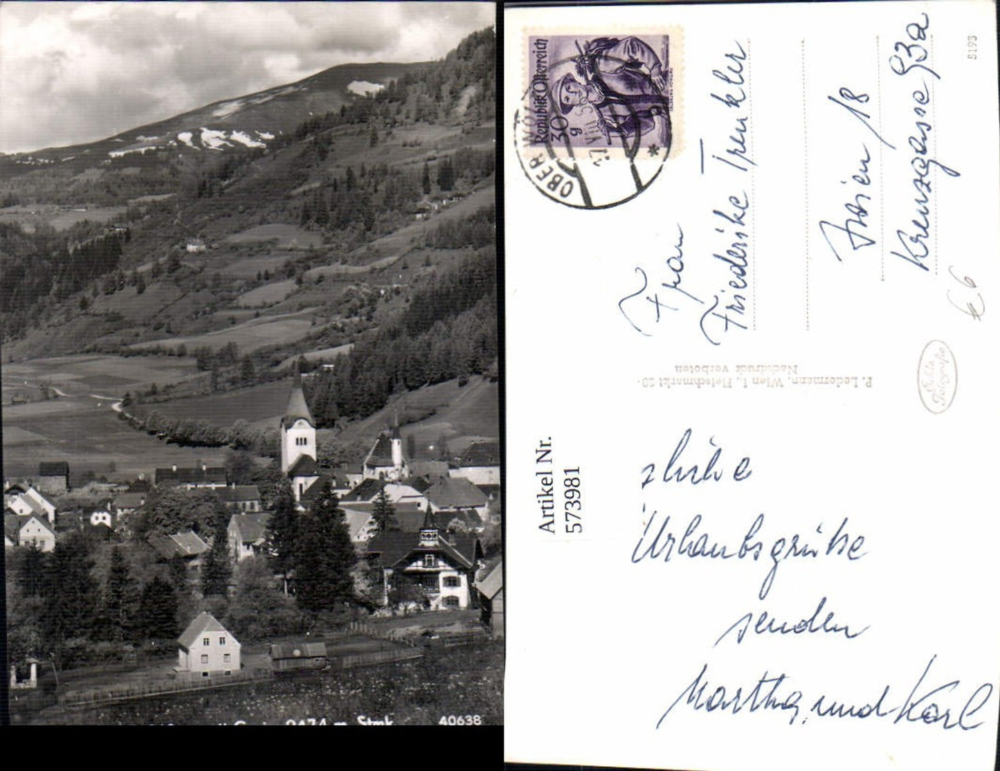 Alte Ansichtskarte – Old Postcard